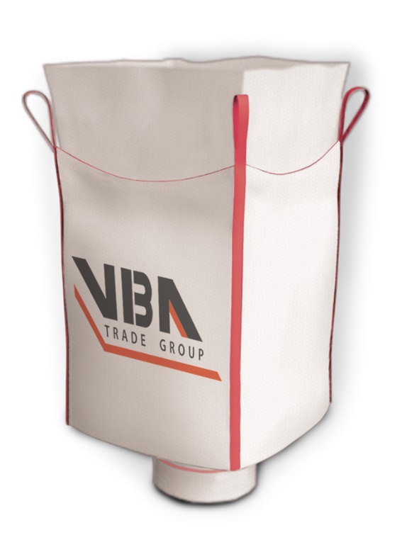 Big Bag 95×95×135 cm cu fustă de încărcare și tub de descărcare